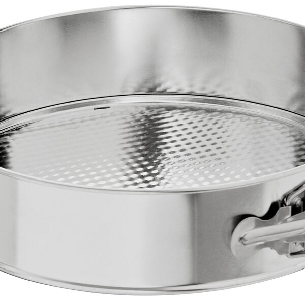 GastroMax springvorm, van blank metaal, 270 mm, zilver