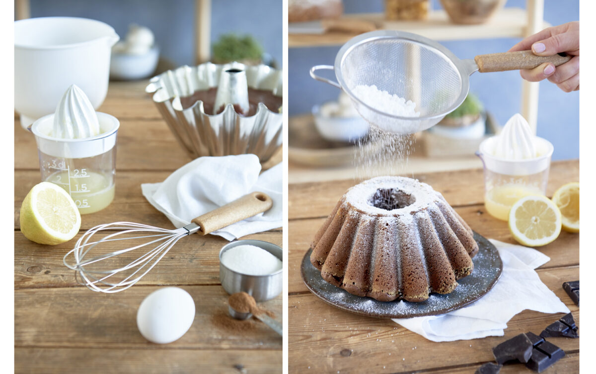 GastroMax tulband bakvorm, van blank metaal, 1,5 liter, zilver