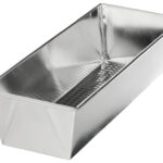 GastroMax (brood)bakblik, van blank metaal, 1,7 liter, zilver