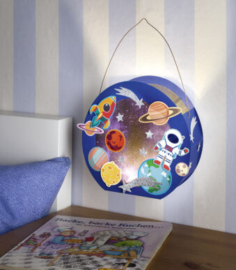 Maakkaartenset 'Heelal', blauw