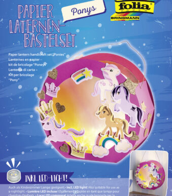 Roze Paardje Lamp Maakpakket