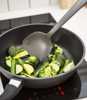 Wokspatule Chef's Choice, grijs