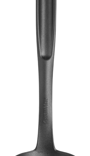 Soeplepel met hoge wand, zwart