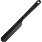 Gastro Max siliconen deegschraper, smal, (B)30 mm, zwart