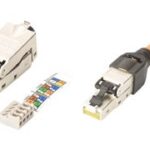 DIGITUS veldstekker Cat. 6A, STP met stofkap