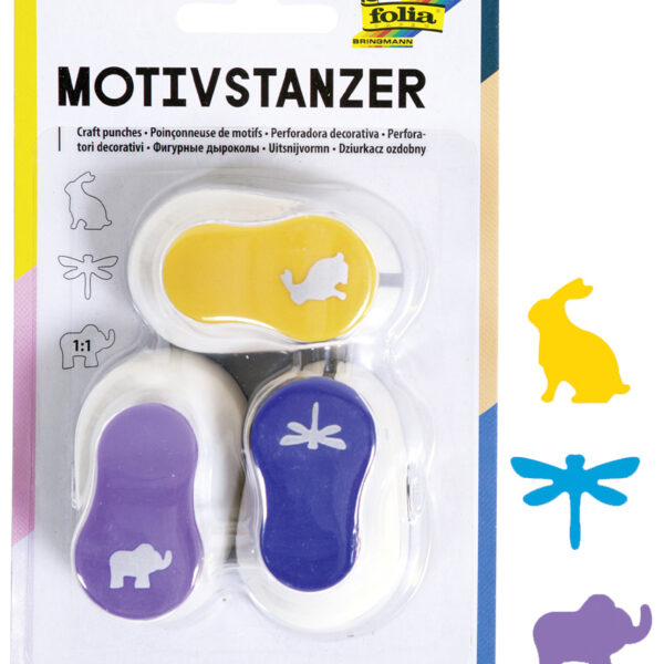 Motivennieten 'Jaarmotieven', klein, set 4