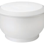 Kneedkom, 8 liter, wit