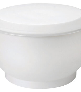 Kneedkom, 8 liter, wit