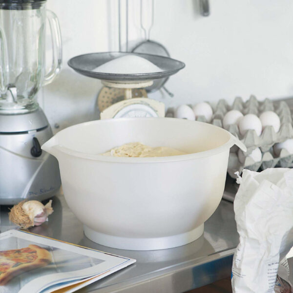 Kneedkom, 8 liter, wit