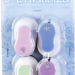 Folia ponstanssetje Kersmotieven, geassorteerd