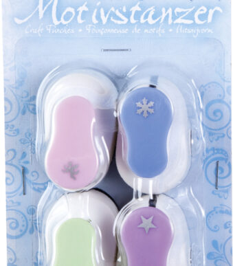 Folia ponstanssetje Kersmotieven, geassorteerd