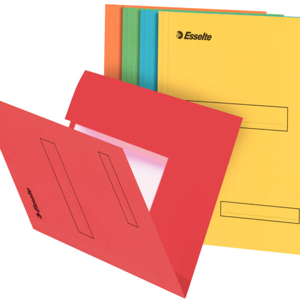 Esselte dossiermap, DIN A4, karton, kleuren assorti