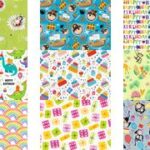 Cadeaupapier op rol 'Regenboogland'