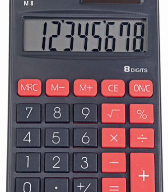MAUL zakrekenmachine M 8, 8-cijferig, zwart