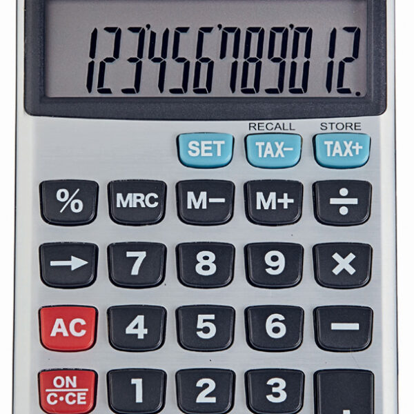 MAUL zakrekenmachine M 112, 12-cijferig, zilver