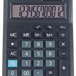 MAUL desktop rekenmachine MC 12, 12-cijferig, zwart