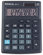 MAUL desktop rekenmachine MC 12, 12-cijferig, zwart