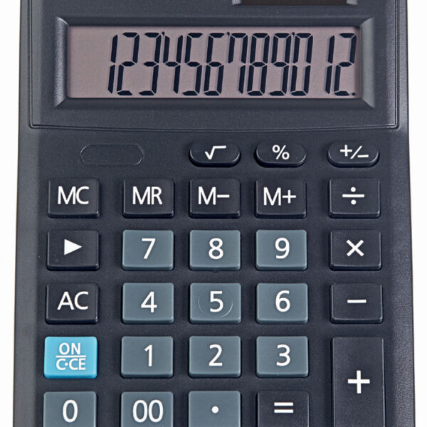 MAUL desktop rekenmachine MC 12, 12-cijferig, zwart