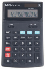 MAUL desktop rekenmachine MCT 500, 12-cijferig, zwart