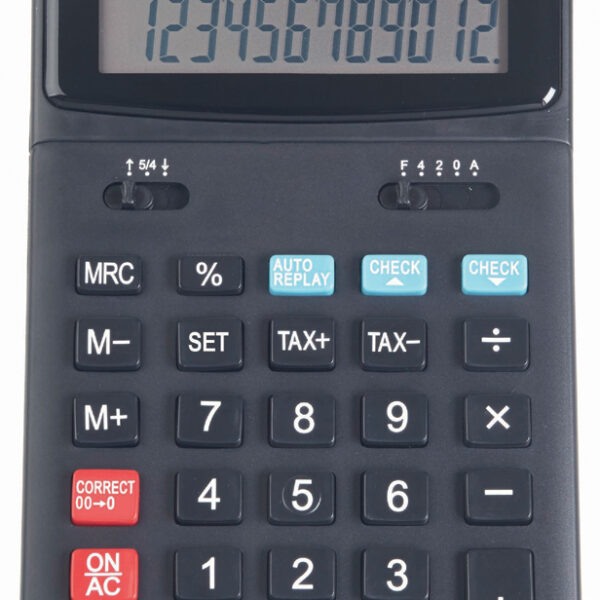 MAUL desktop rekenmachine MCT 500, 12-cijferig, zwart