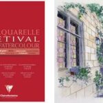 Clairefontaine aquarelpapier etsblok Etival, A4-formaat.