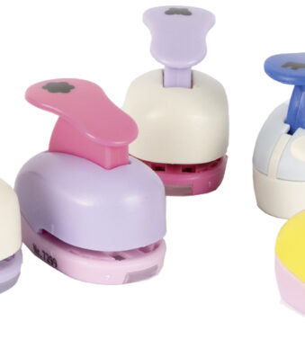 Mini-vouwpatroonstans, 24 stuks in kartonnen displaydoos.