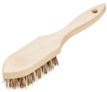 Peggy Perfect schrobborstel met greep, hout naturel, spits