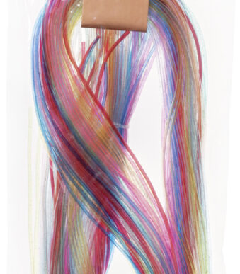 Glittergaren vlechtkabels 'Glitter Mix', 1 meter