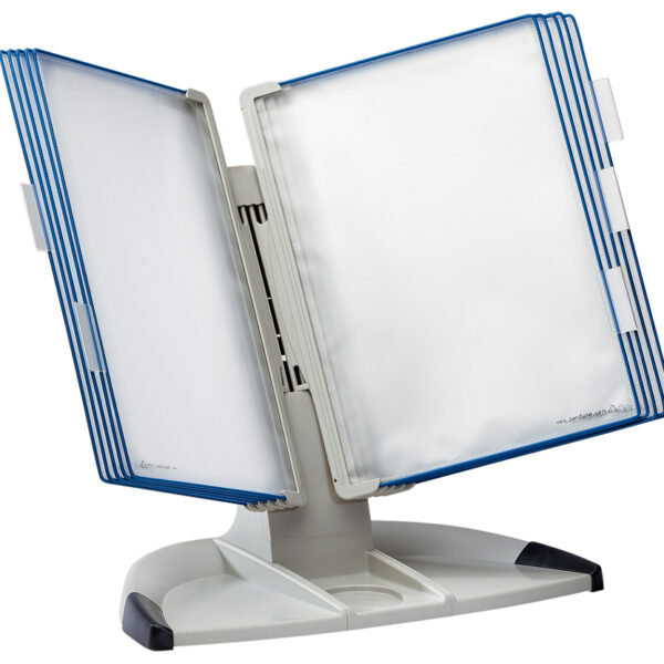 Tafelstandaard 'Design', lichtgrijs/blauw