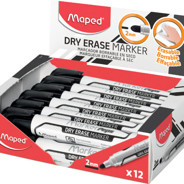 Maped Whiteboard-marker marker'Peps Jumbo, zwart, 12er