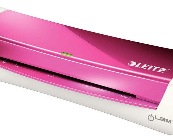 LEITZ lamineerapparaat iLAM Home Office A4, tot DIN A4, roze