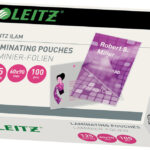 LEITZ lamineerhoes voor visitekaartjes, 60 x 90 mm, 100 st.