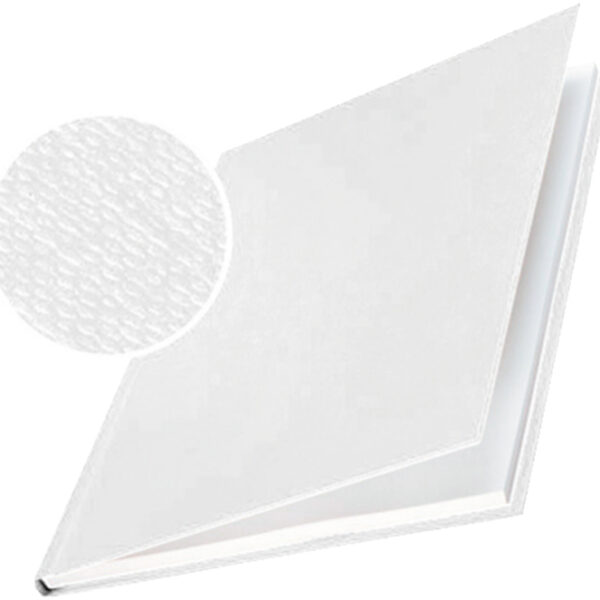 LEITZ boekbindmap impressBind, A4, 3,5 mm, wit, hardcover