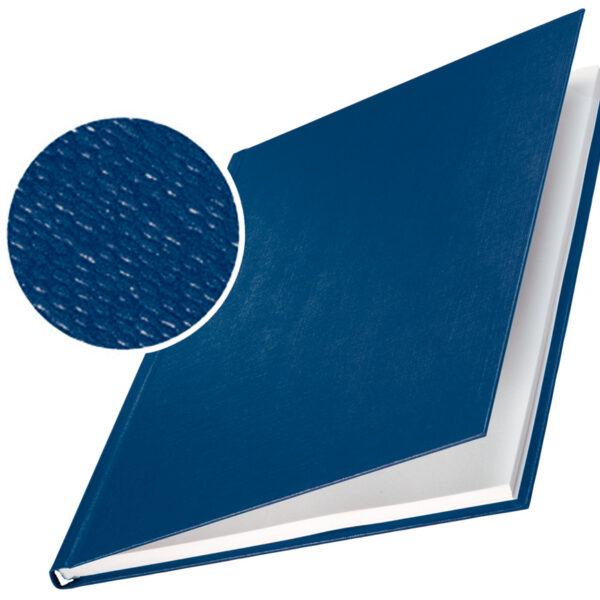 LEITZ boekbindmap impressBind, A4, 3,5 mm, blauw, hardcover