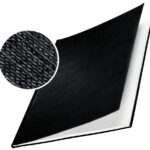 LEITZ boekbindmap impressBind, A4, 24,5 mm, zwart, hardcover