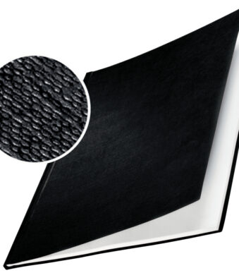 LEITZ boekbindmap impressBind, A4, 24,5 mm, zwart, hardcover