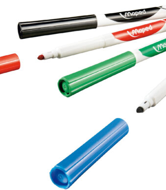 Maped Whiteboardmarker markers´Peps, ronde punt, 1,5 mm, 4 op blister