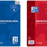 Oxford ringbanden vullingen, A4-formaat, blanco, 50 vellen