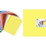 folia gekleurd papier, (B)500 x (H)700 mm, 130 g/m2, kleuren assorti