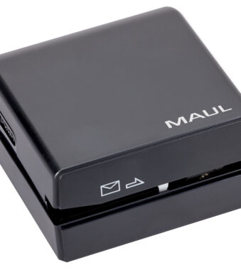 MAUL electrische briefopener, batterijvoeding, zwart