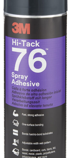3M - Spuitlijm Hi-Tack 76 - 500 ml - Kleur: Beige