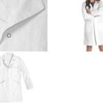 Witte schort, maat XS