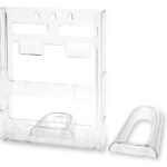 deflecto Lit-Loc brochurehouder, DIN A4 staand, glashelder