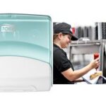 Tork reinigingsdoeken voor industrieel gebruik, 1-laags, wit - extra sterk