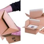 SMARTBOXPRO doos met autolockbodem, (B)289 x (D)160 mm, SK, bruin