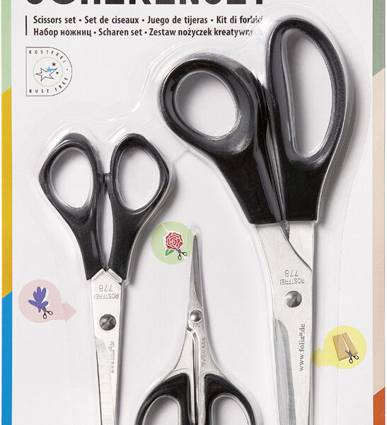 Nagelscharenset, 3-delig