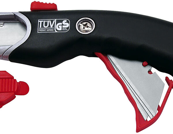 WEDO Safety-Cutter Premium, mesje: 19 mm, zwart/rood
