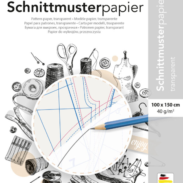 Transparant patroonpapier, 100 x 150 cm