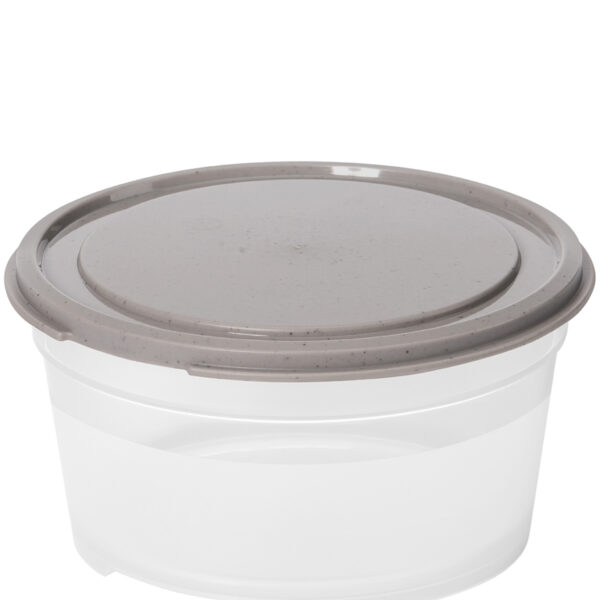 smartstore vershouddoos, rond, 0,45 L, grijs / transparant