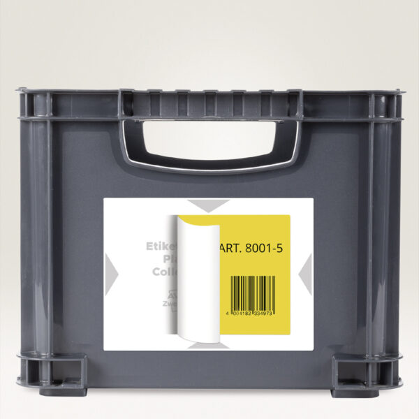 AVERY Zweckform drager-etiketten, 120x80 mm, wit/lichtgrijs